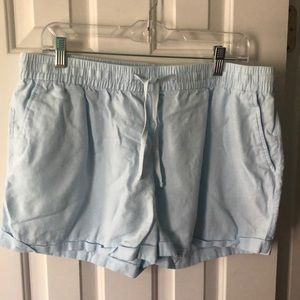 Blue shorts